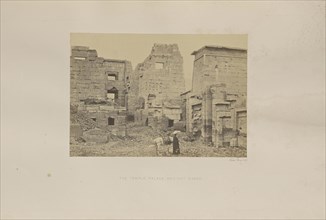 The Temple Palace, Medinet-Haboo; Francis Frith, English, 1822 - 1898, Luxor, Luxor Governorate, Egypt; 1857; Albumen silver