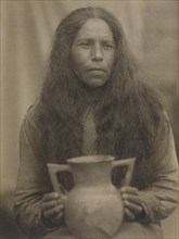 Cherokee Woman, North Carolina; Attributed to Doris Ulmann, American, 1882 - 1934, about 1929; Platinum print; 20.2 x 12.7 cm