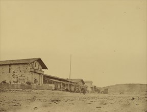 Mission San Francisco de Asisi on the Laguna de Los Delores, San Francisco; Carleton Watkins, American, 1829 - 1916, negative