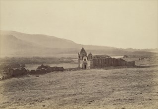 Mission, San Carlos del Carmelo; Carleton Watkins, American, 1829 - 1916, about 1883; Albumen silver print