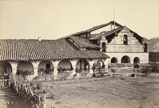 Mission, San Antonio de Padua; Carleton Watkins, American, 1829 - 1916, about 1880; Albumen silver print