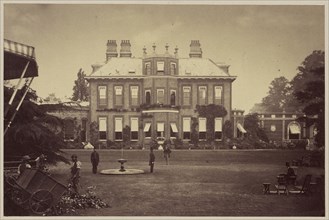General View of Orleans House; Camille Silvy, French, 1834 - 1910, England; 1864; Albumen silver print