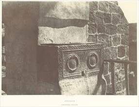 Jérusalem. Sarcophage judaïque; Auguste Salzmann, French, 1824 - 1872, Louis Désiré Blanquart-Evrard, French, 1802 - 1872