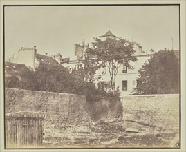 Corner of an Empty Lot; Hippolyte Bayard, French, 1801 - 1887, about 1840–1849; Salted paper print; 19.8 × 24.2 cm