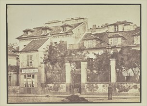 Cafe Barre; Hippolyte Bayard, French, 1801 - 1887, Paris, France; about 1847; Salted paper print; 16.1 × 21.7 cm