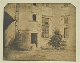 Entrance to a Tower; Hippolyte Bayard, French, 1801 - 1887, about 1840 - 1849; Salted paper print; 12.9 x 16.4 cm