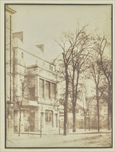 Street lined with bare trees; Hippolyte Bayard, French, 1801 - 1887, about 1840 - 1849; Salted paper print; 23.3 x 17.5 cm