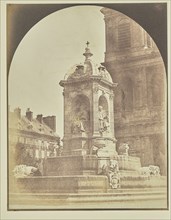 Fontaine Saint-Sulpice; Hippolyte Bayard, French, 1801 - 1887, Paris, France, Europe; about 1848; Salted paper print
