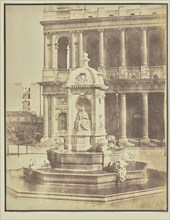 Fontaine Saint-Sulpice; Hippolyte Bayard, French, 1801 - 1887, Paris, France, Europe; about 1848; Salted paper print