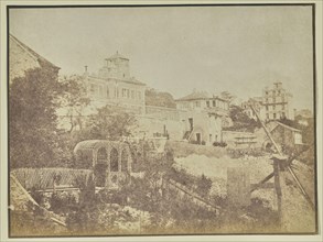 Hill in Montmartre, between rue Lepic and rue d'Archampt; Hippolyte Bayard, French, 1801 - 1887, Paris, France, Europe; 1842