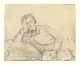 Portrait of Raymond de Magnoncourt; Théodore Chassériau, French, 1819 - 1856, 1851; Pencil heightened with white chalk