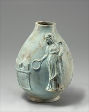 Queen's Vase with Berenike II; Egypt; 243 - 222 B.C; Faience; 22.2 × 14 cm 8 3,4 × 5 1,2 in