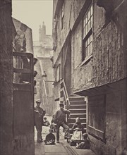 Close, No. 28 Saltmarket; Thomas Annan, Scottish,1829 - 1887, Glasgow, Scotland; negative 1868 - 1871; print 1877; Carbon print