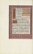 Decorated Text Page; Bruges, Belgium; about 1510 - 1520; Tempera colors, gold, and ink on parchment; Leaf: 23.2 × 16.7 cm