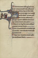 Initial D; Bute Master, Franco-Flemish, active about 1260 - 1290, Paris, written, France; illumination about 1270 - 1280