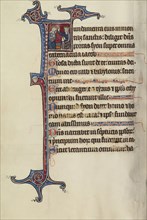 Initial F; Bute Master, Franco-Flemish, active about 1260 - 1290, Northeastern, illuminated, France; illumination about 1270