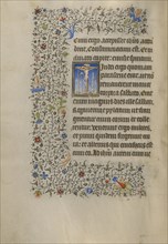 The Crucifixion; Paris, France; about 1420; Tempera colors, gold, and ink on parchment; Leaf: 20.2 x 14.9 cm, 7 15,16 x 5 7,8 in