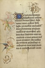Decorated Text Page; Nicolas Spierinc, Flemish, active 1455 - 1499, Antwerp, illuminated, Belgium; 1469; Tempera colors, gold
