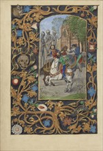 The Three Living and the Three Dead; Master of the Dresden Prayer Book or workshop, Flemish, active about 1480 - 1515, Bruges