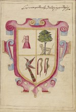 Royal Coat of Arms of the Inca Kings; Madrid, Spain; completed in 1616; Ms. Ludwig XIII 16, fol. 13