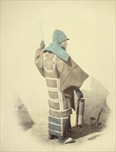 Fire Master; Felice Beato, 1832 - 1909, Japan; 1866 - 1867; Hand-colored Albumen silver print