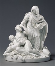 Figure Group: Charity; Sèvres Manufactory, French, 1756 - present, Model by Louis-Simon Boizot, French, 1743 - 1809, Sèvres