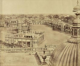 Panorama of Lucknow: View of Devastation Wrought by Lucknow Massacre; Felice Beato, 1832 - 1909, India
