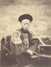 Portrait of Prince Kung, Brother of the Emperor of China, Who Signed the Treaty; Felice Beato, 1832 - 1909