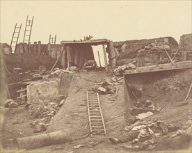 Interior of the Angle of North Fort; Felice Beato, 1832 - 1909, China; August 21-22, 1860; Albumen silver