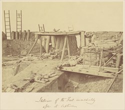 Interior of the Fort Immediately After Its Capture; Felice Beato, 1832 - 1909, China; 1860; Albumen silver