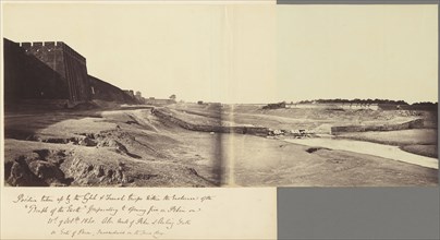Position Taken Up by the English and French Troops Within the Enclosure of the  Temple of the Earth; Felice Beato, English, born