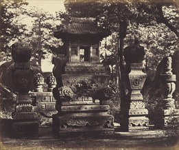 Interior of the Tomb at the Depot near Peking; Felice Beato, 1832 - 1909, China; October 3-5, 1860