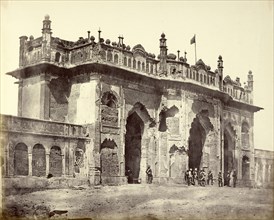 Gateway of the Small Emambara; Felice Beato, 1832 - 1909, Henry Hering, 1814 - 1893, India; 1858