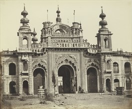 The Great Gateway of the Kaiserbagh; Felice Beato, 1832 - 1909, Henry Hering, 1814 - 1893, India