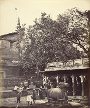 Sacred Well Benares; Felice Beato, 1832 - 1909, Henry Hering, 1814 - 1893, Benares, India