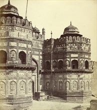 Dehli Gate of the Agra Fort; Felice Beato, 1832 - 1909, Henry Hering, 1814 - 1893, India