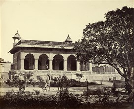 Marble Palace in the Fort, Agra; Felice Beato, 1832 - 1909, Henry Hering, 1814 - 1893, India