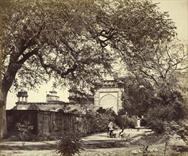 Akbar's Tomb at Secundra, near Agra; Felice Beato, 1832 - 1909, Henry Hering, 1814 - 1893, India