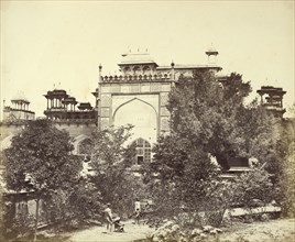 Akbar's Tomb at Secundra, near Agra; Felice Beato, 1832 - 1909, Henry Hering, 1814 - 1893, India