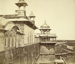 Summum Bourg in the Fort Agra; Felice Beato, 1832 - 1909, Henry Hering, 1814 - 1893, India