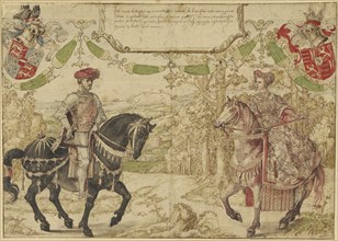 Johan IV van Nassau and His Wife Maria van Loon-Heinsberg; Bernaert van Orley, Netherlandish, about 1488 - 1541, about 1528