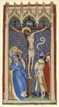 The Crucifixion; Master of St. Veronica, German, active about 1395 - 1415, Cologne, Germany; about 1400 - 1410; Tempera colors