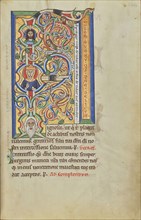 Initial F: The Tree of Jesse; Hildesheim, Germany; probably 1170s; Tempera colors, gold leaf, silver leaf, and ink on parchment