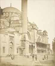Building with Colonnade, Constantinople; James Robertson, English, 1813 - 1888, Attributed to Felice Beato English, born Italy