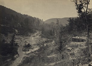 Whiteside Valley Below the Bridge; George N. Barnard, American, 1819 - 1902, New York, United States; negative about 1865