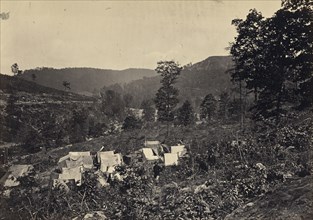Pass in the Raccoon Range, Whiteside No. 2; George N. Barnard, American, 1819 - 1902, New York, United States; negative