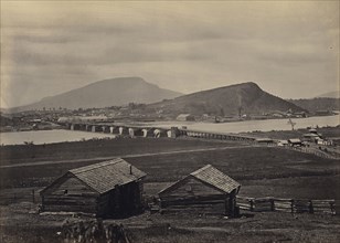 Chattanooga from the North; George N. Barnard, American, 1819 - 1902, New York, United States; negative about 1865; print 1866