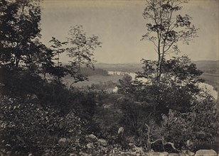 Chattanooga Valley from Lookout Mountain; George N. Barnard, American, 1819 - 1902, New York, United States