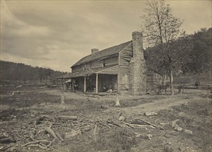 The John Ross House, Ringold, Georgia; George N. Barnard, American, 1819 - 1902, New York, United States; negative about 1865