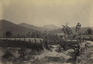 The Allatoona Pass, Georgia; George N. Barnard, American, 1819 - 1902, New York, United States; negative about 1865; print 1866